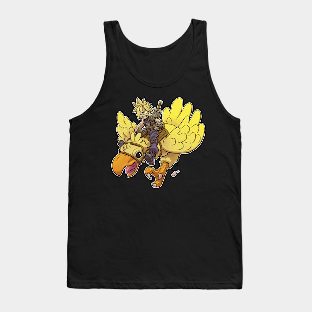 Chocobo Rider Tank Top by JENNEX